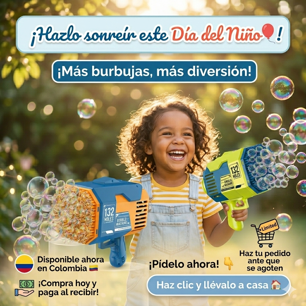 🫧 Turbo Burbujas™ Pro – Pistola Automática de Burbujas